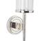 Silver Aluminum Modern Wall Sconce, 6" x 7" x 23"